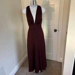 Banana Republic Burgundy Dress